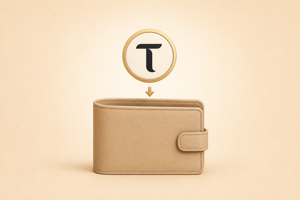 A wallet with TAO moving towards a Bittensor subnet token